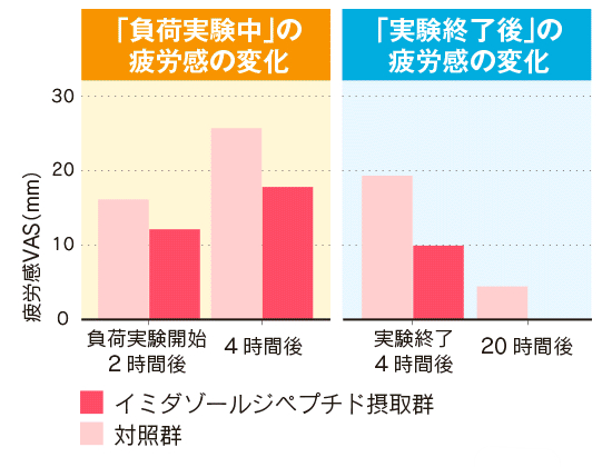 イミダゾールペプチドの臨床実験結果