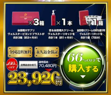 ヴォルスタービヨンドブラストのキャンペーン価格